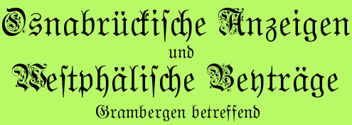 Osnabrückische Anzeigen